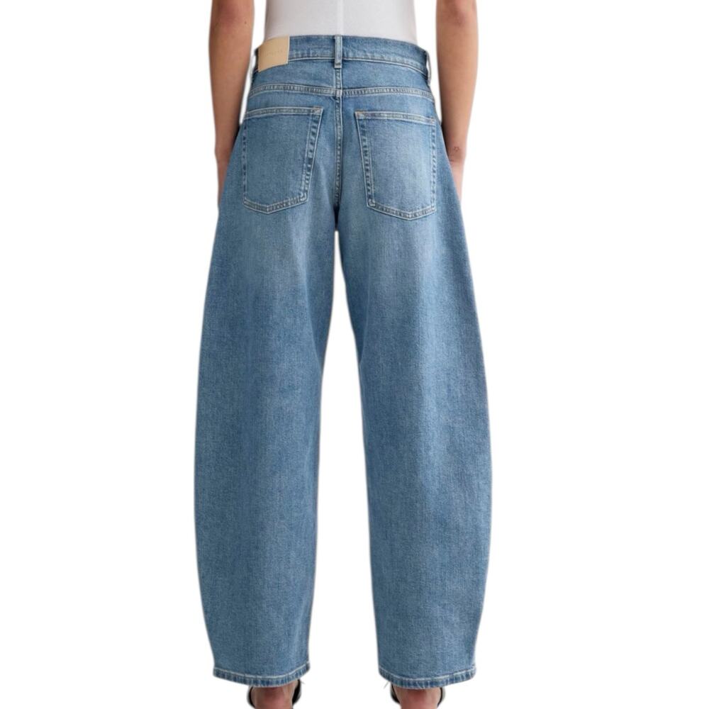 NWT Everlane The Way High Curve Jean Barrel Leg Vintage Blue Women’s Size 24 - Picture 2 of 9